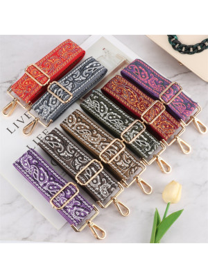 Wide Shoulder Crossbody Bag Strap Adjustable Belt Replacement Handbag Handle Fashion Ethnic Style