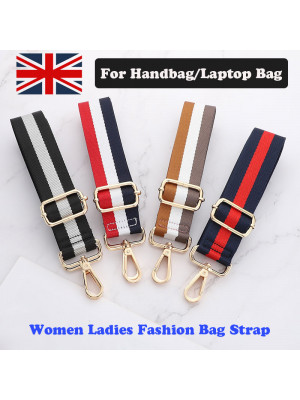 Women Wide Strap Crossbody Shoulder Adjustable Replacement Handbag Belt Bag Handle Fashion