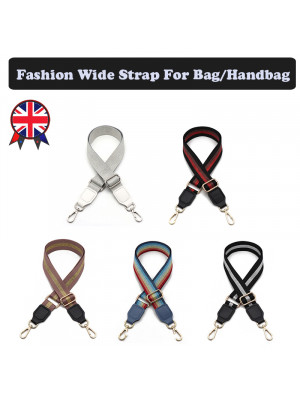 Wide Shoulder Bag Strap Ladies Crossbody Adjustable Belt Replacement Handbag Handle UK Fashion