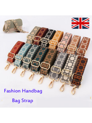 Womens Adjustable Bag Shoulder Wide Strap CrossBody Replacement Handbag Belt UK Fashion