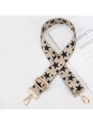 Womens Adjustable Bag Shoulder Wide Strap CrossBody Replacement Handbag Belt Handle Stars Pattern