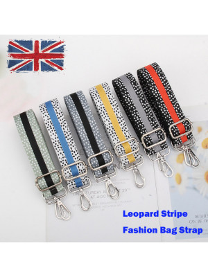 Womens Shoulder Handbag Strap Speckled Stripe Crossbody Adjustable Replacement Bag Belt Fashion