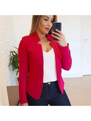 Women Summer Thin Long Sleeve Ladies Office Work Blazer Suit Coat Jacket OL Tops