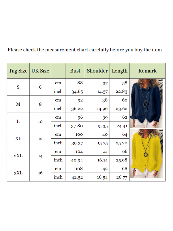 Womens Summer Cotton Linen Blouse Tops Ladies Long Sleeve Baggy T-Shirt Shirts