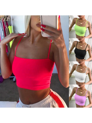 Women Fitness Padded Stretch Seamless Sports Bra Bralette Yoga Underwear Top