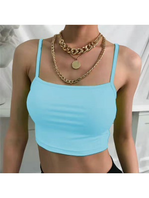 Women Fitness Padded Stretch Seamless Sports Bra Bralette Yoga Underwear Top