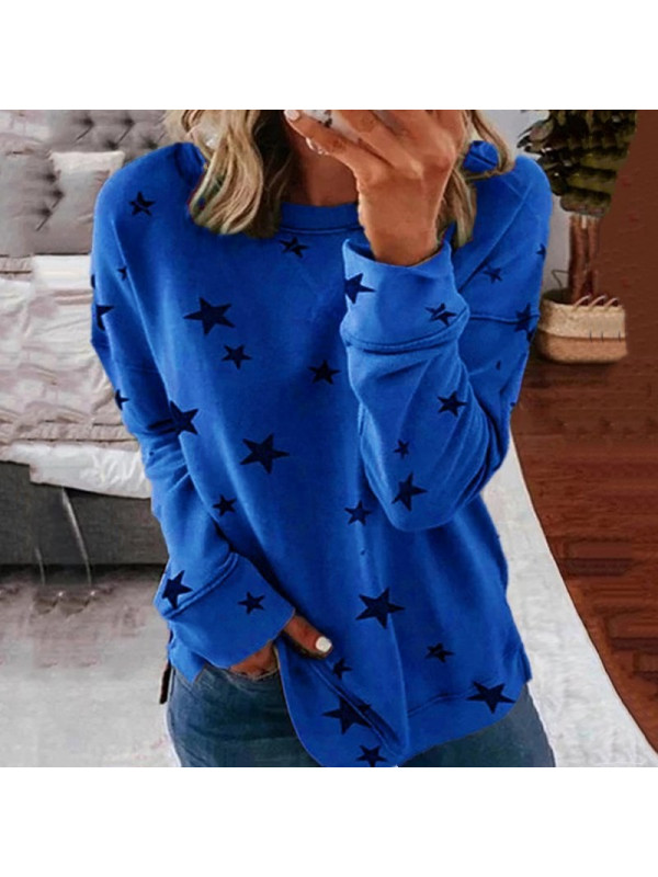 Plus Size Womens Long Sleeve T-Shirt Loose Tops Ladies Casual Pullover Blouse