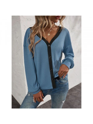 Ladies Long Sleeve Casual Cardigan Tops Womens Blouse Open Front Coat Plus Size