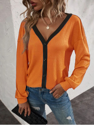 Ladies Long Sleeve Casual Cardigan Tops Womens Blouse Open Front Coat Plus Size