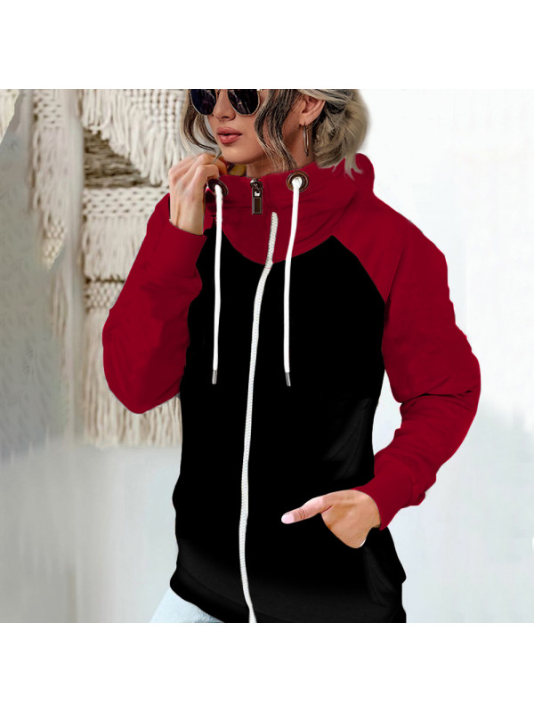 Ladies Pullover Plain Hoodies Hooded Fleece Top Sweatshirt Jumper Casual Sweater