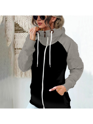 Ladies Pullover Plain Hoodies Hooded Fleece Top Sweatshirt Jumper Casual Sweater