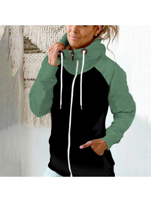 Ladies Pullover Plain Hoodies Hooded Fleece Top Sweatshirt Jumper Casual Sweater