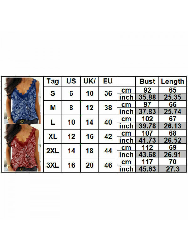 Womens Lace Vest V Neck Tank Tops Ladies Casual Loose Summer Camisole Sleeveless Blouse