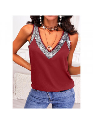 Womens Swing Vest Sleeveless Cami Top Ladies Strappy Print Tops T Shirt Plus Size UK Pullover