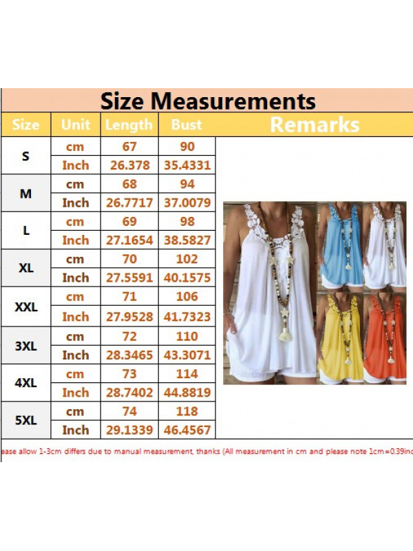 Womens Causal Loose Solid Sleeveless Tops Ladies Boho Pullover Cami Vest Blouse