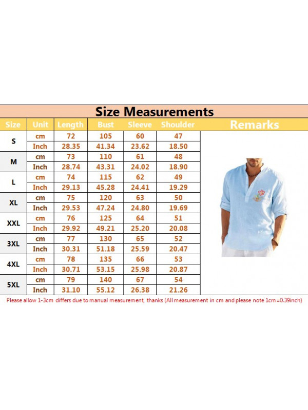 Mens Summer Short Sleeve Linen Shirts Solid Loose Casual Dress Shirt Blouse Tops