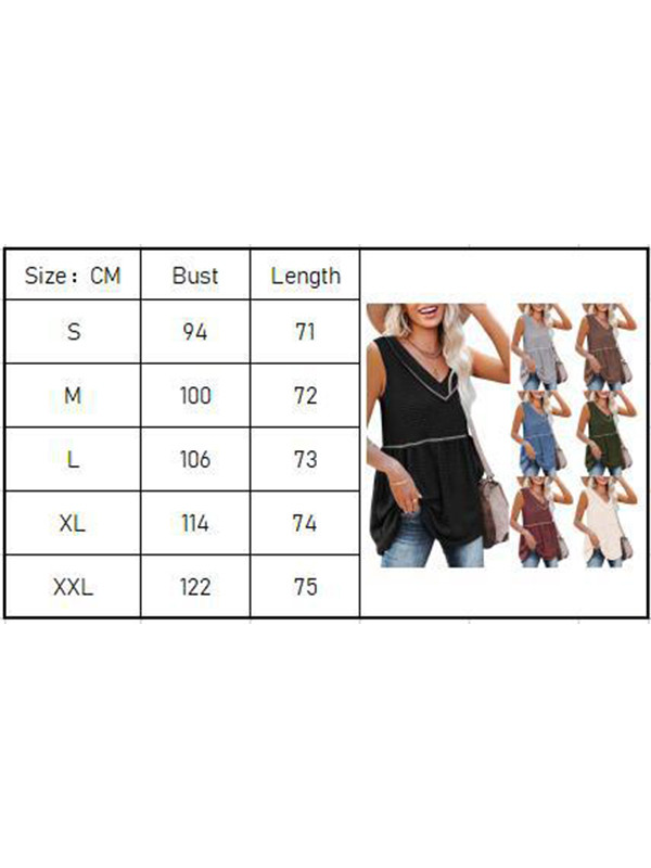 Womens Loose Sleeveless T Shirt Vest Ladies Summer Cami Camisole Blouse Tops Tee