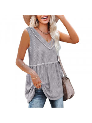 Womens Loose Sleeveless T Shirt Vest Ladies Summer Cami Camisole Blouse Tops Tee