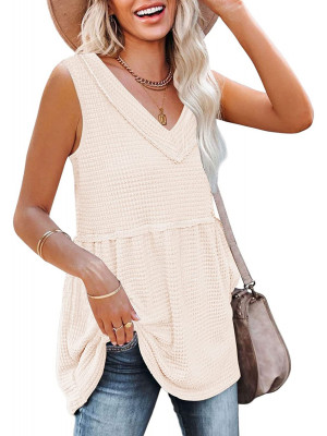 Womens Loose Sleeveless T Shirt Vest Ladies Summer Cami Camisole Blouse Tops Tee