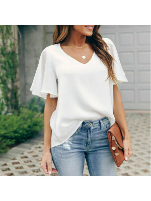 Plus Size Womens Chiffon Tank Tops Ladies Summer Sleeveless T Shirt Blouse Shirt