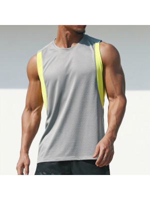 Sleeveless Vest Tank Top Mens Running Gym Top Sports Muscle T-Shirt Blouse