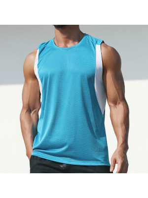 Sleeveless Vest Tank Top Mens Running Gym Top Sports Muscle T-Shirt Blouse