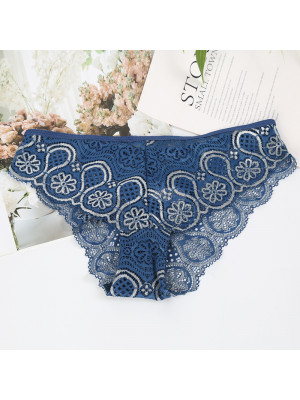 Womens Ladies Full Lace French Knickers Briefs Seamless Underwear Panties Sexy