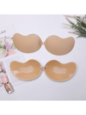 Women's Mango Silicone Chest Sticker Invisible Bra Lift Up Nude Bra Breast Pasty