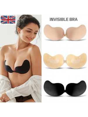 Women's Mango Silicone Chest Sticker Invisible Bra Lift Up Nude Bra Breast Pasty