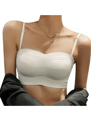 Womens Invisible Push Up Bra Bralette Strapless Bras Underwear Sexy Lingerie UK⭐