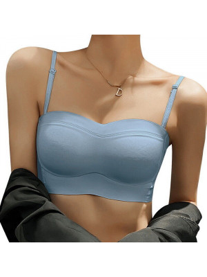 Womens Invisible Push Up Bra Bralette Strapless Bras Underwear Sexy Lingerie UK⭐