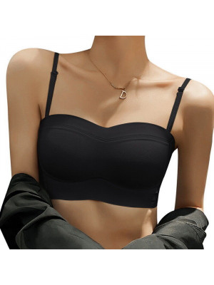 Womens Invisible Push Up Bra Bralette Strapless Bras Underwear Sexy Lingerie UK⭐