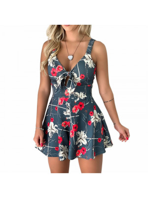 Womens Holiday Summer Beach Mini Jumpsuit Romper Ladies Shorts Playsuit dress