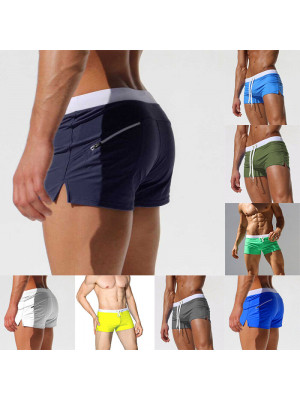 Mens Swimming Shorts Board Trunks Plain Lined Summer Beach Surf Adults Swimwear