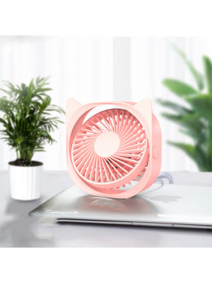 Mini USB Desk Fan Small Quiet Personal Cooler USB Powered Portable Table Fan