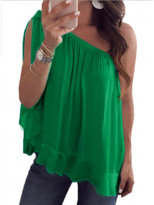 Plus Size Ladies Summer Chiffon Sleeveless T Shirt Blouse Womens Loose Vest Tops