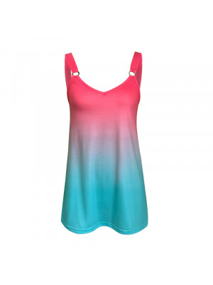 Womens Sleeveless Loose Tank Top Blouse Ladies Summer Vest T Shirt Casual Tee