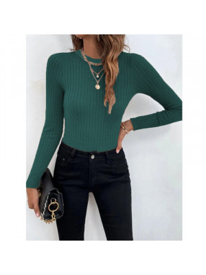 Women Sexy Pullover Knitted Jumper Shirt Ladies Slim Fit Long Sleeve Blouse Tops