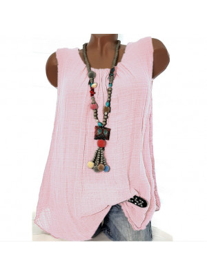 Womens Holiday Ladies Shirt Blouse Tee Vest Loose Summer Cami Casual Boho Tops