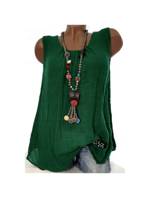 Womens Holiday Ladies Shirt Blouse Tee Vest Loose Summer Cami Casual Boho Tops