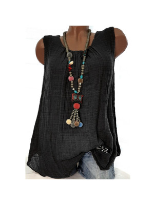 Womens Holiday Ladies Shirt Blouse Tee Vest Loose Summer Cami Casual Boho Tops