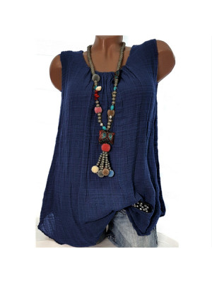 Womens Holiday Ladies Shirt Blouse Tee Vest Loose Summer Cami Casual Boho Tops