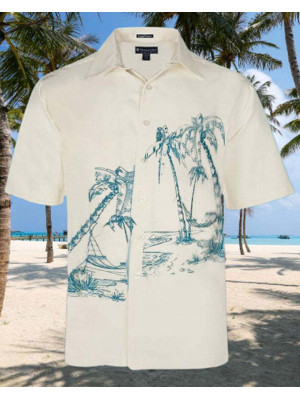 Hawaiian Mens Summer Tops Button Beach Holiday Short Sleeve Blouse T-Shirts