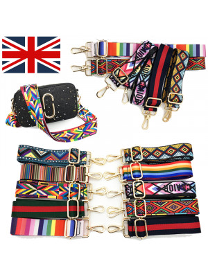 Womens DIY Adjustable Bag Shoulder Strap Laides CrossBody Belt Replacement For Handbag