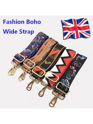 Ladies Boho Replacement Shoulder Bag Strap Adjustable Crossbody Handbag Handle