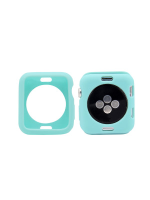 Candy Color Silicone Watch Protector Cover Case Shell For Apple iWatch 38-44mm 