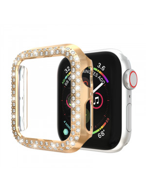 For Apple Watch 4 3 2 1 Glitter Bling Crystal Diamonds Bumper Case Cover Shell