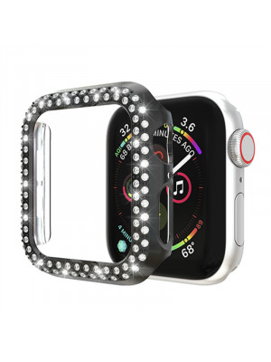 For Apple Watch 4 3 2 1 Glitter Bling Crystal Diamonds Bumper Case Cover Shell