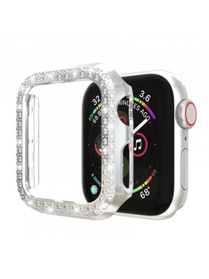 For Apple Watch 4 3 2 1 Glitter Bling Crystal Diamonds Bumper Case Cover Shell