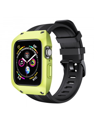 For Apple Watch 38mm 40mm 42mm  Silicone Smart Watch Protector Bumper Band Strap